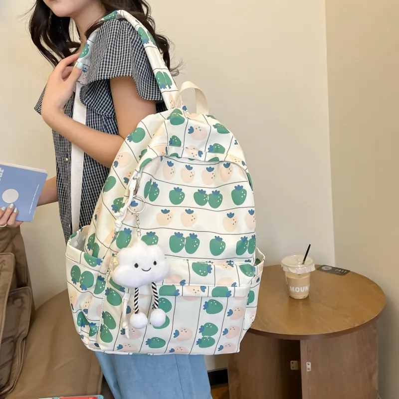 Yalu Nylon Backpack Unisex Multicolor-21