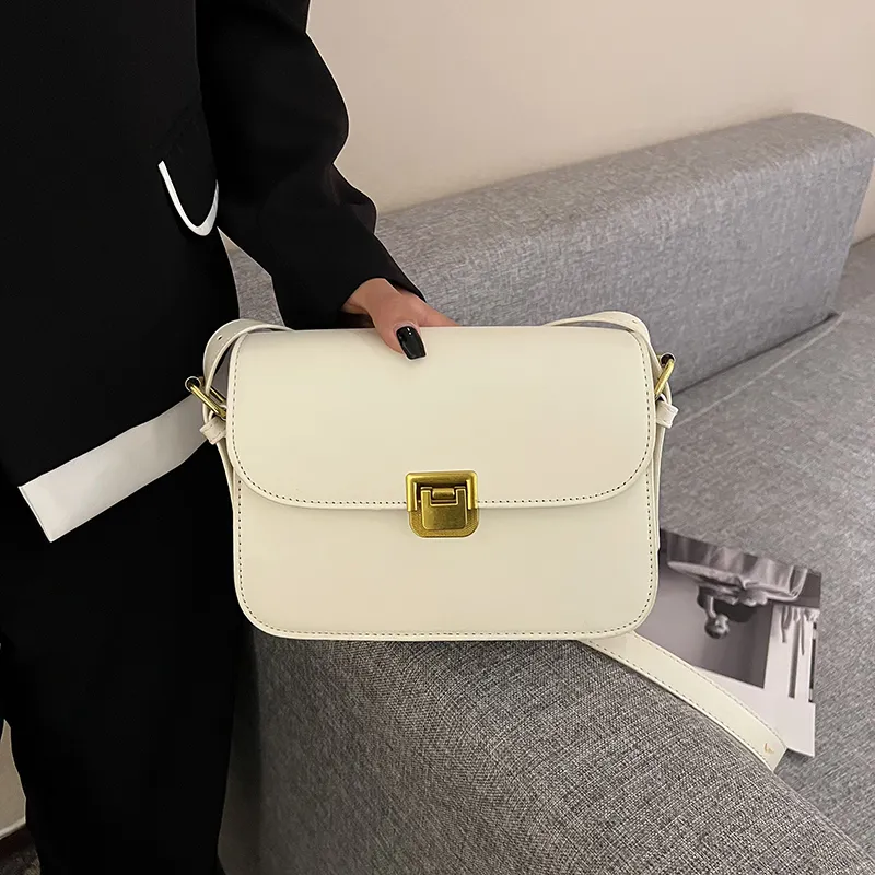 Yalu PU Crossbody Bag, Shoulder Bag Women's Ivory/Black/Khaki/Dark Brown/Coffee-1