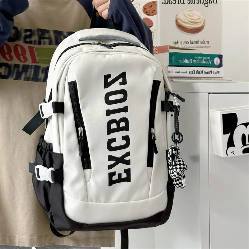 Yalu Nylon Backpack Regular Unisex Multicolor-20