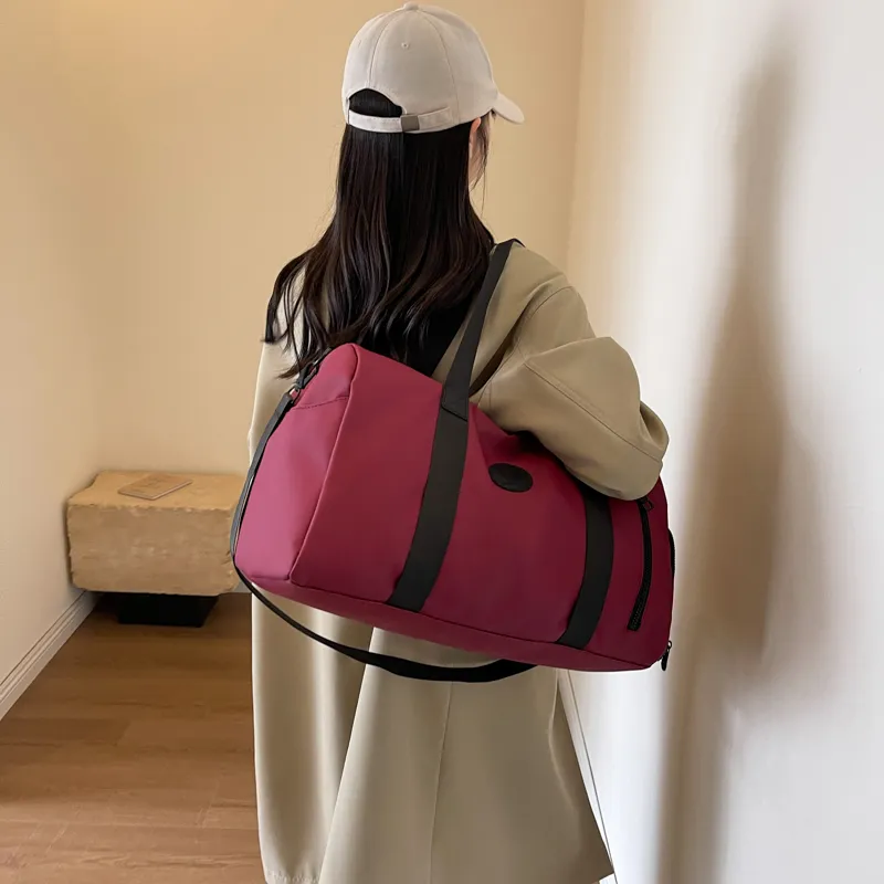 Yalu Nylon Travel Bag Unisex Multicolor-16