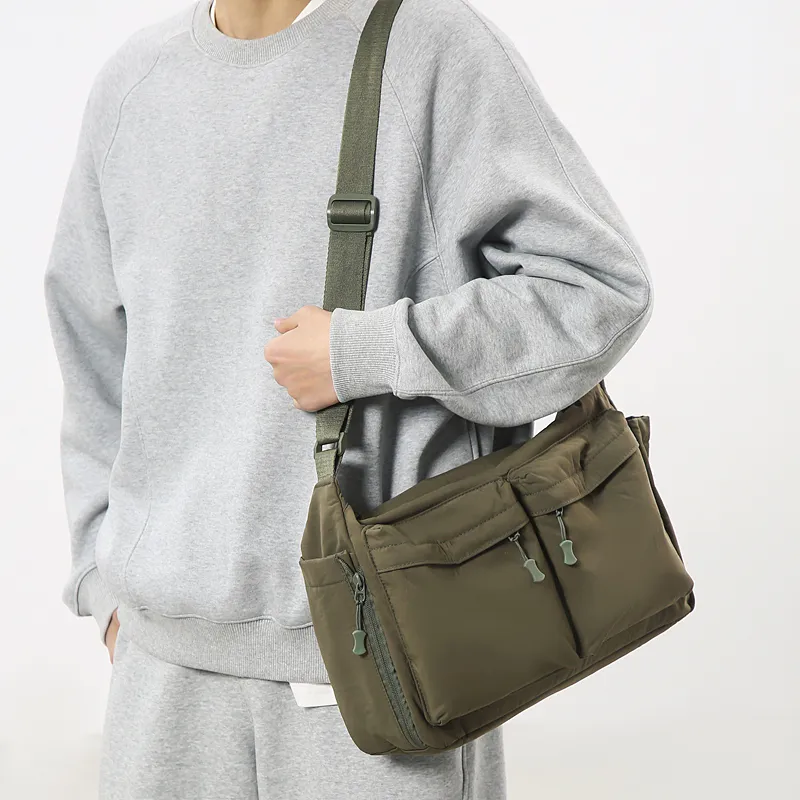 Yalu Nylon Tote Bag, Shoulder Bag Regular Unisex Multicolor-9