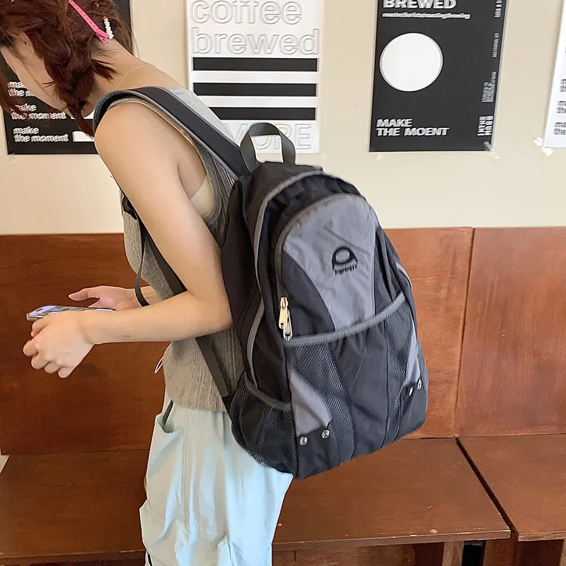 Yalu Nylon Backpack Unisex Multicolor-19
