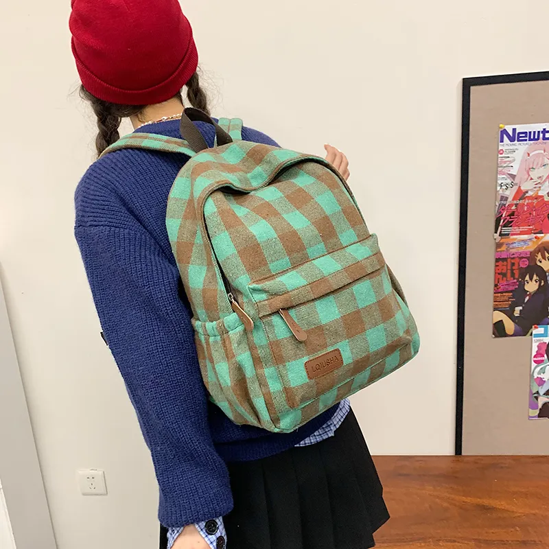 Yalu Nylon Backpack Unisex Multicolor-2