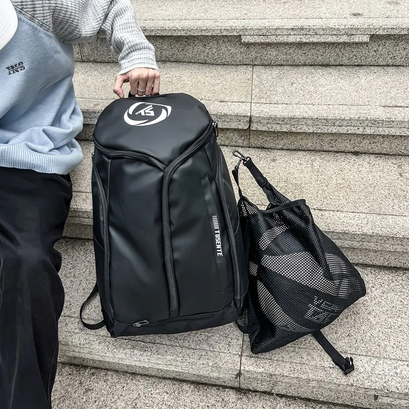 Yalu Nylon Backpack Unisex White/Dark Gray/Black-19
