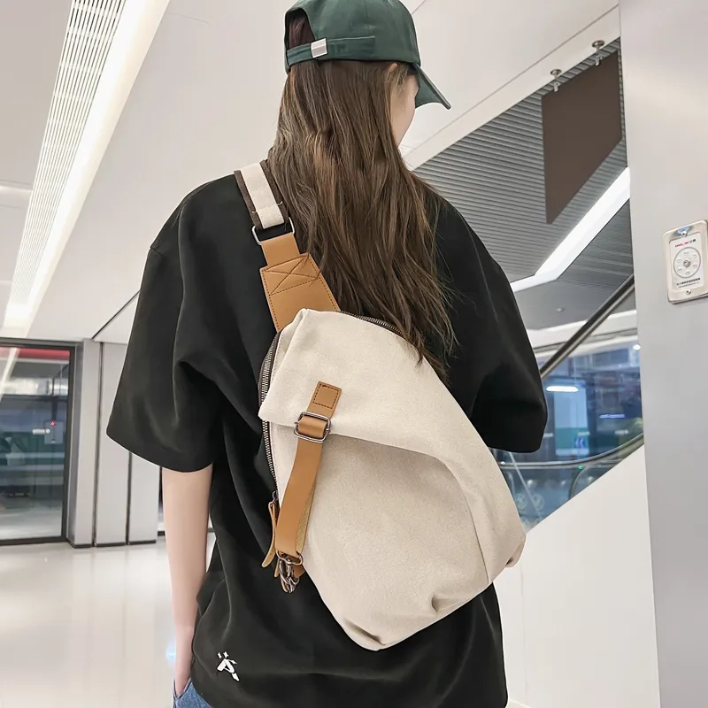 Yalu Nylon Sling Bag Regular Unisex Multicolor-27
