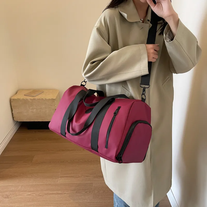 Yalu Nylon Travel Bag Unisex Multicolor-18