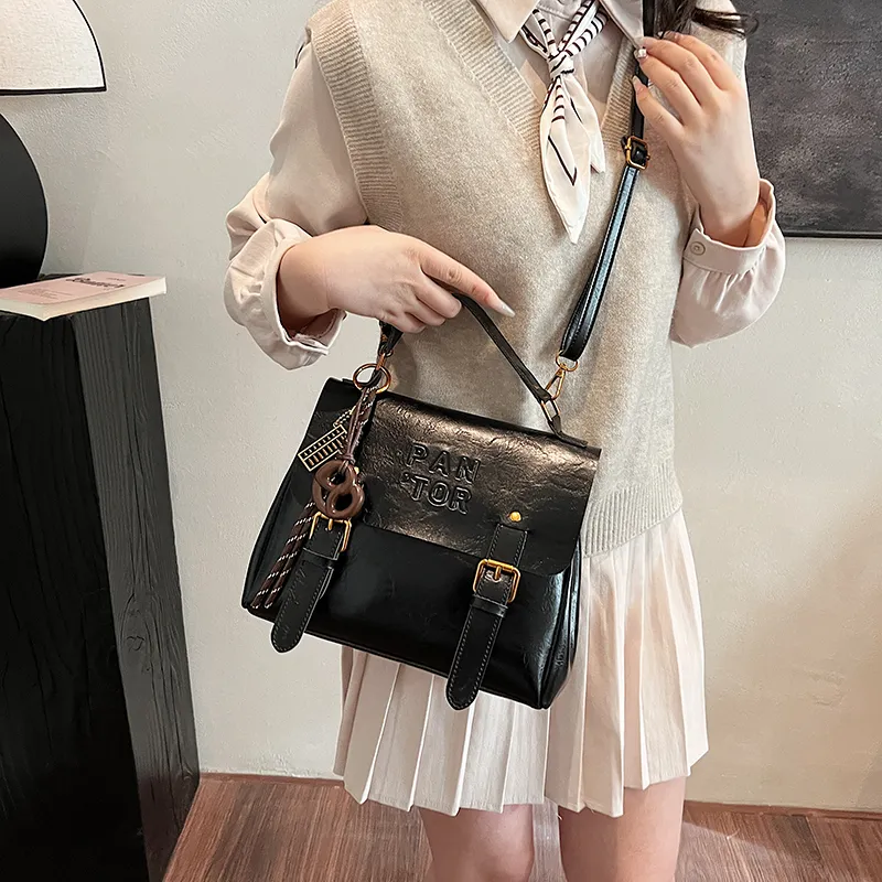 Yalu PU Backpack Regular Women's White/Black/Coffee/Brown-12
