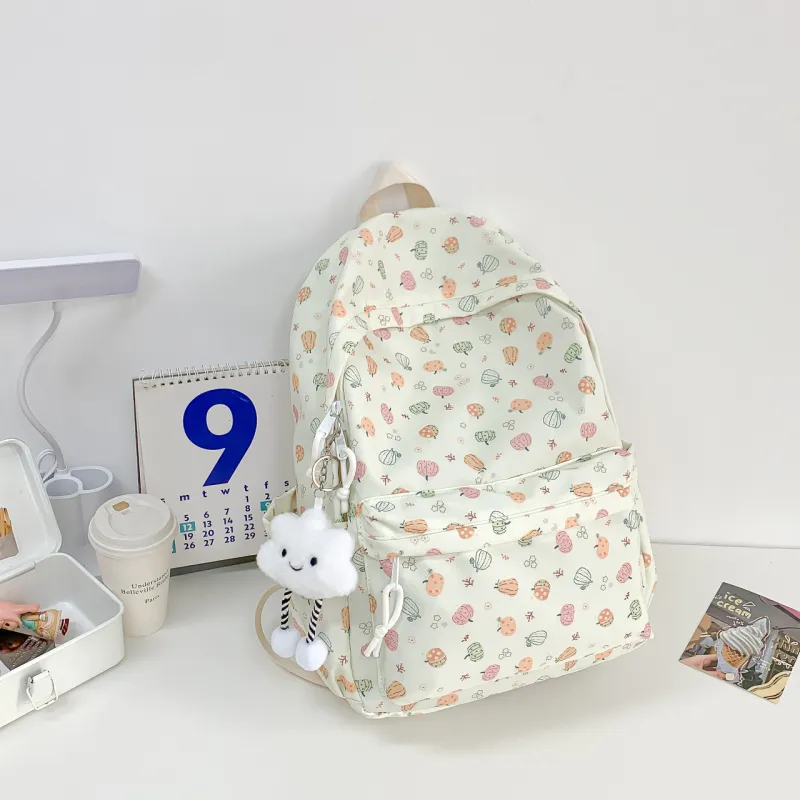 Yalu Nylon Backpack Unisex Multicolor-8