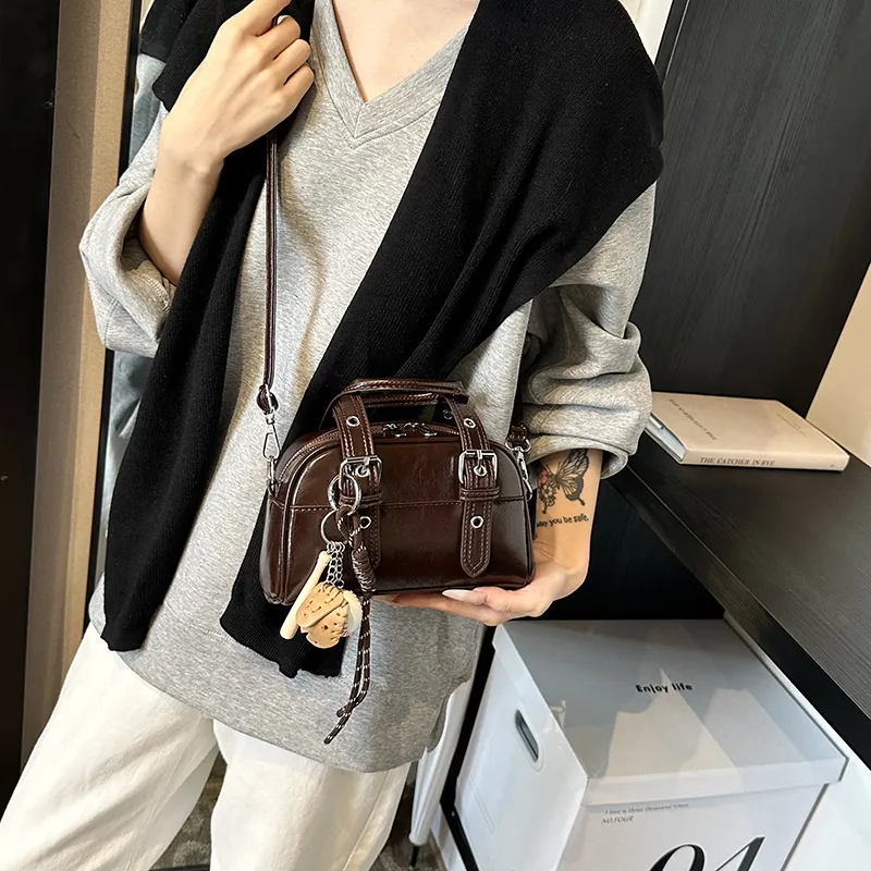 Yalu PU Crossbody Handbag Regular Women's Multicolor-13