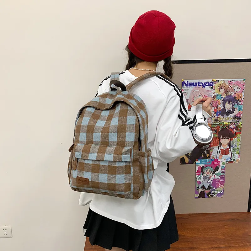 Yalu Nylon Backpack Unisex Multicolor-23
