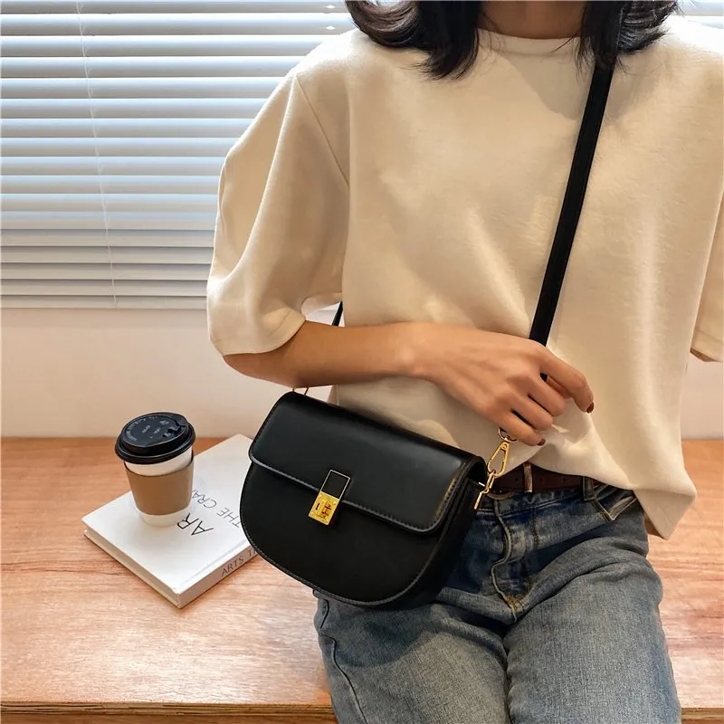 Yalu PU Shoulder Bag, Crossbody Bag Regular Women's Khaki/White/Black/Gray/Yellow/Green-15