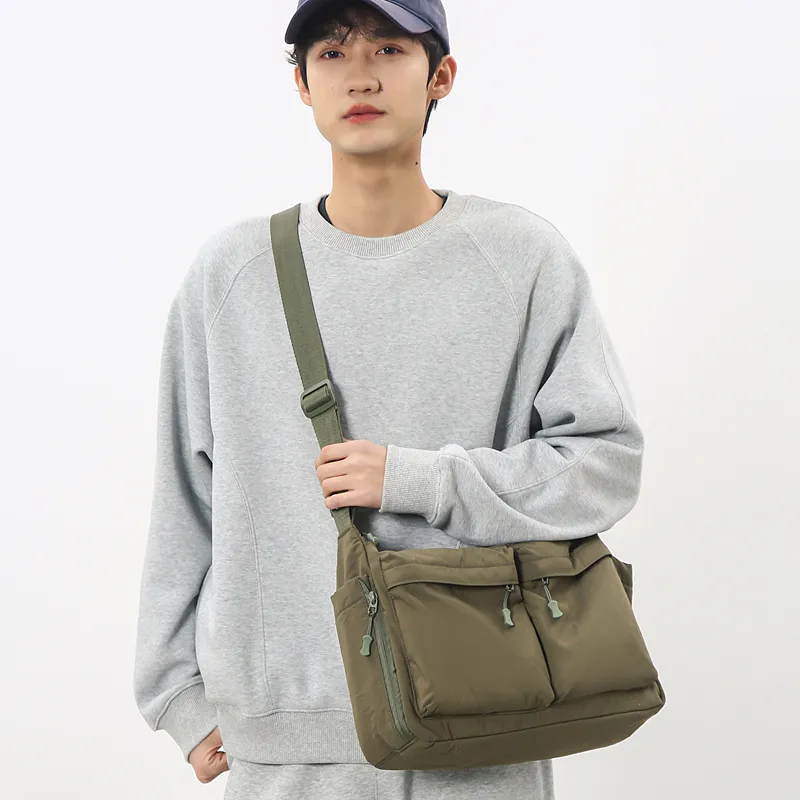 Yalu Nylon Tote Bag, Shoulder Bag Regular Unisex Multicolor-13