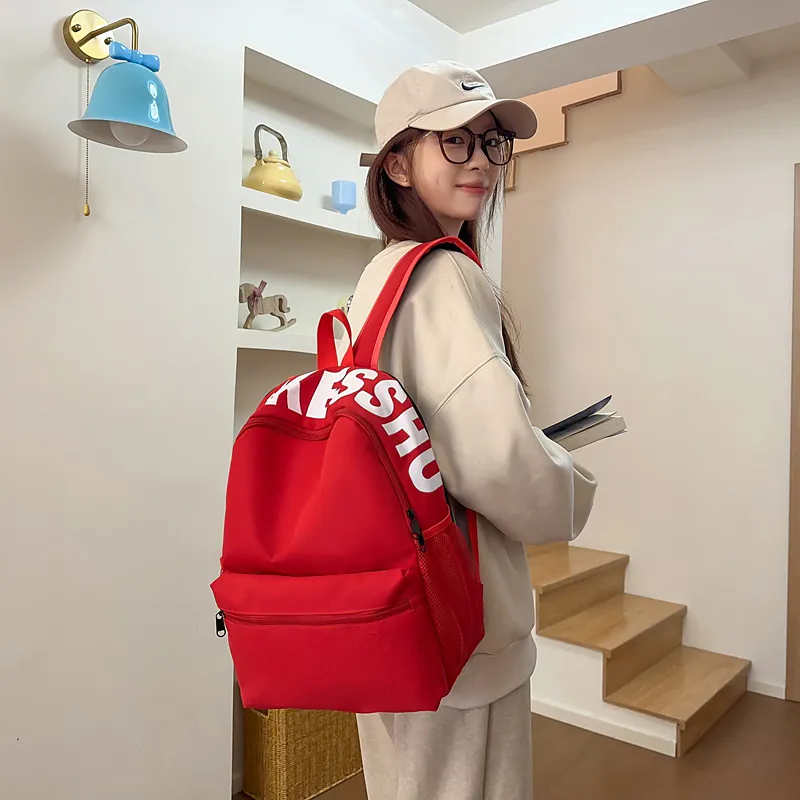 Yalu Nylon Backpack Unisex Multicolor-13