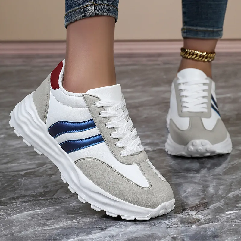 SUPEREDGE Breathable And Wear resistant Low Top Casual Shoes Women's-11