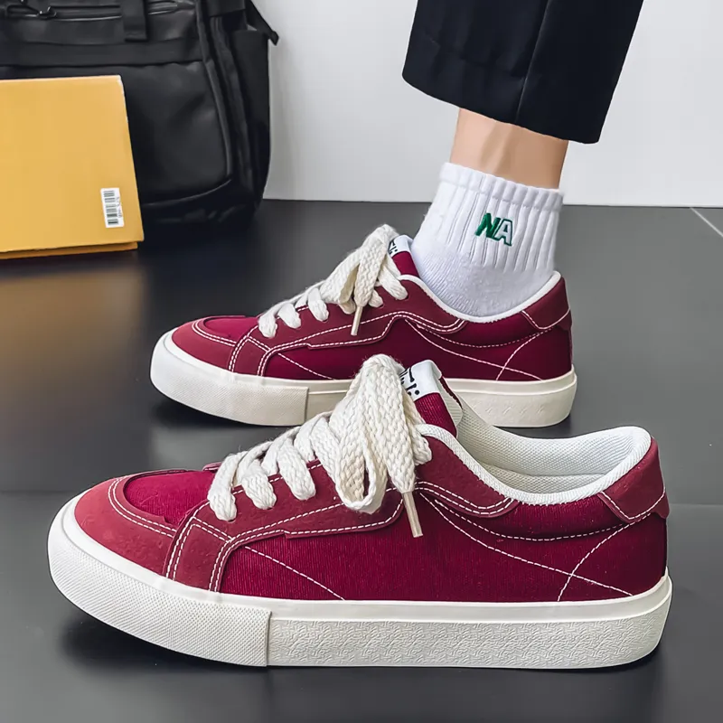 SUPEREDGE Abrasion Resistant Slip Resistant Low Top Skateboard Shoes Men's-8
