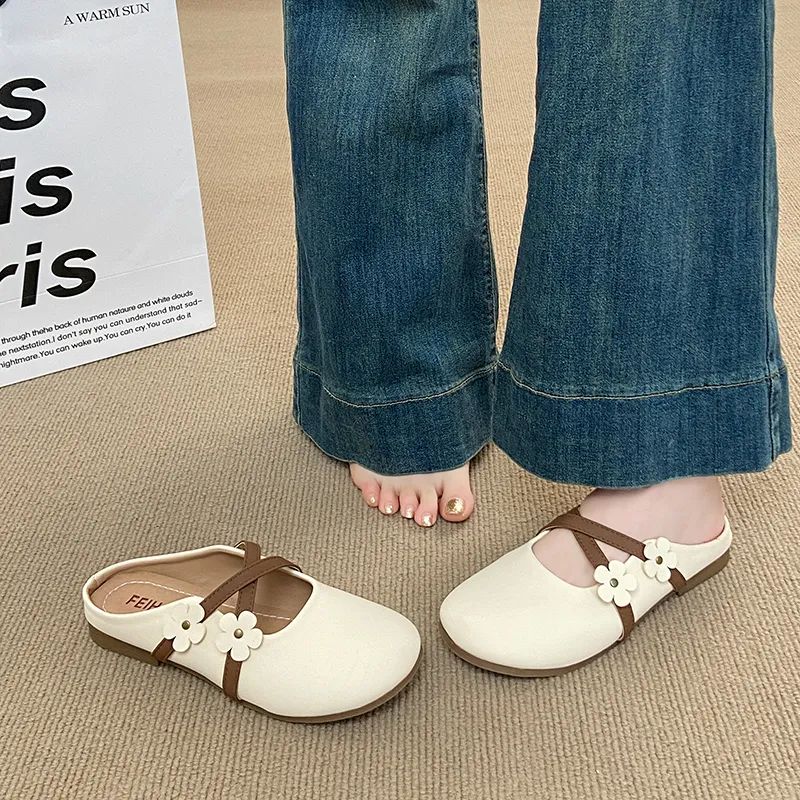 SUPEREDGE Quiet Abrasion Resistant Closed Toe Slippers Women's-7