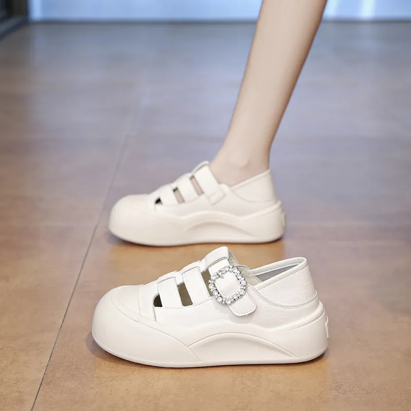 SUPEREDGE Anti Slip Wear Resistant Low Top Casual Shoes Women's-1