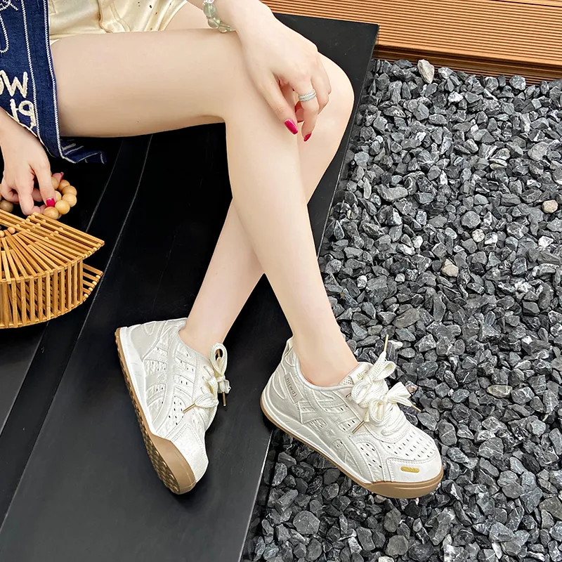 SUPEREDGE Anti Slip Wear Resistant Low Top Casual Shoes Women's-2