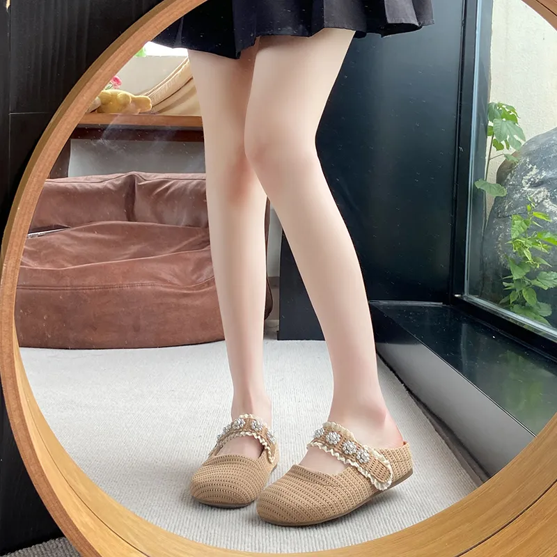 SUPEREDGE Odor Resistant Slip Resistant Closed Toe Slippers Women's-3
