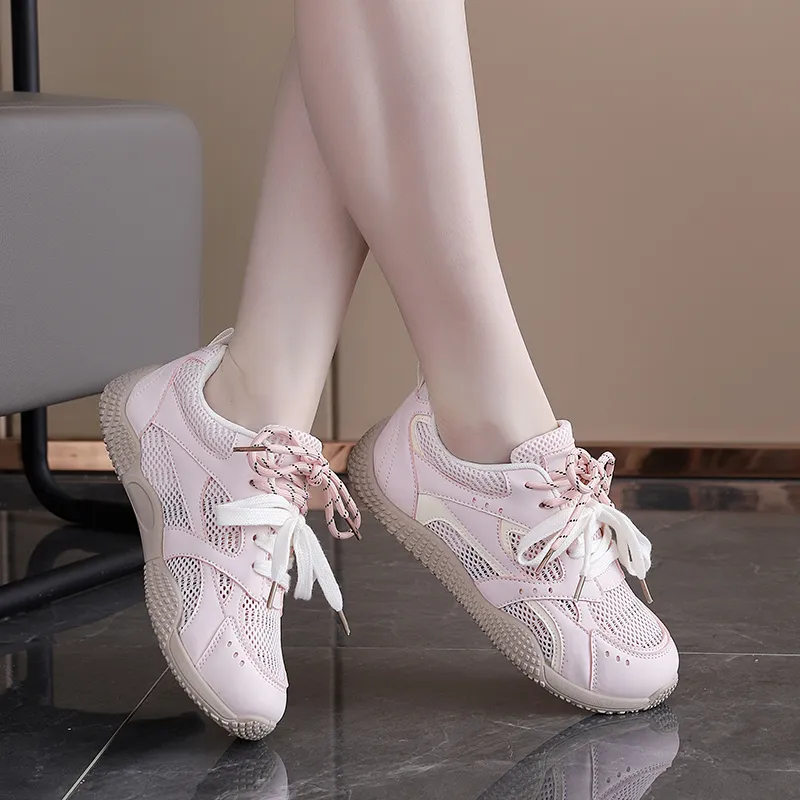 SUPEREDGE Breathable Lightweight Rebound Low Top Casual Shoes Women's-7