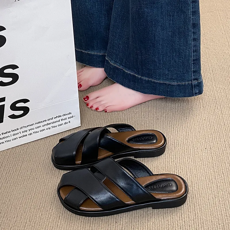 SUPEREDGE Slip Resistant Odor Resistant Slide Slippers Women's-10