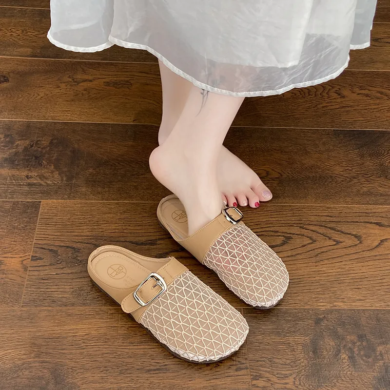 SUPEREDGE Odor Resistant Slip Resistant Closed Toe Slippers Women's-8