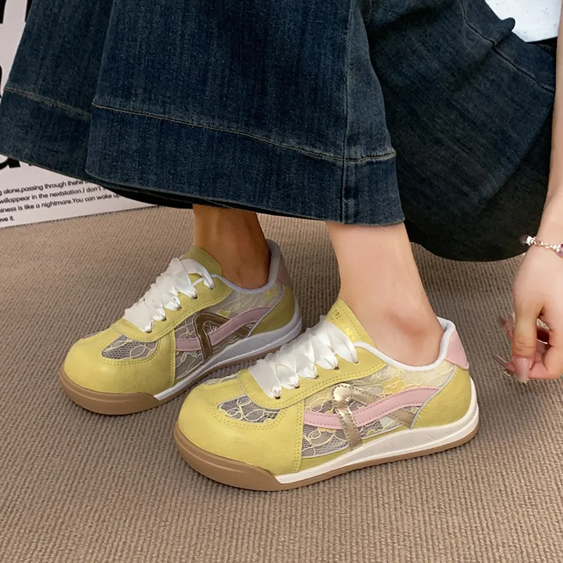 SUPEREDGE Breathable Lightweight Rebound Low Top Casual Shoes Women's-3