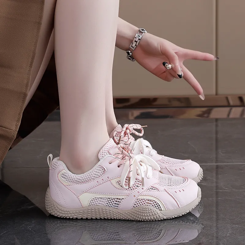 SUPEREDGE Breathable Lightweight Rebound Low Top Casual Shoes Women's-8