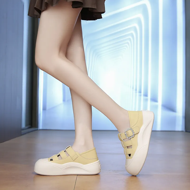 SUPEREDGE Anti Slip Wear Resistant Low Top Casual Shoes Women's-7