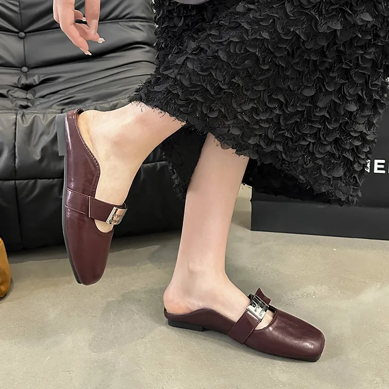 SUPEREDGE Quiet Abrasion Resistant Closed Toe Slippers Women's-8