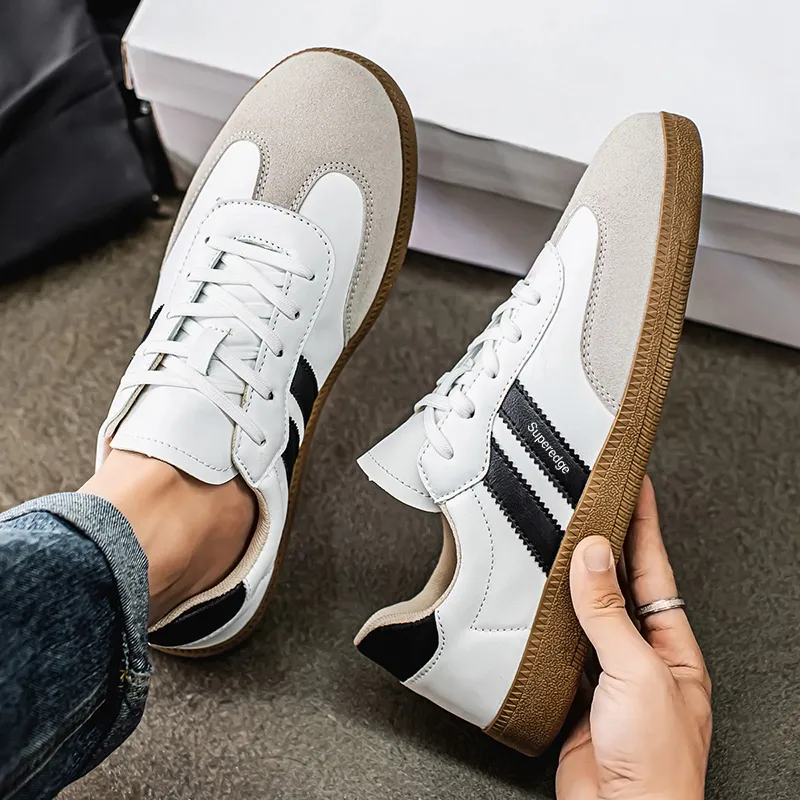 SUPEREDGE Breathable Lightweight Rebound Low Top Casual Shoes Unisex-4