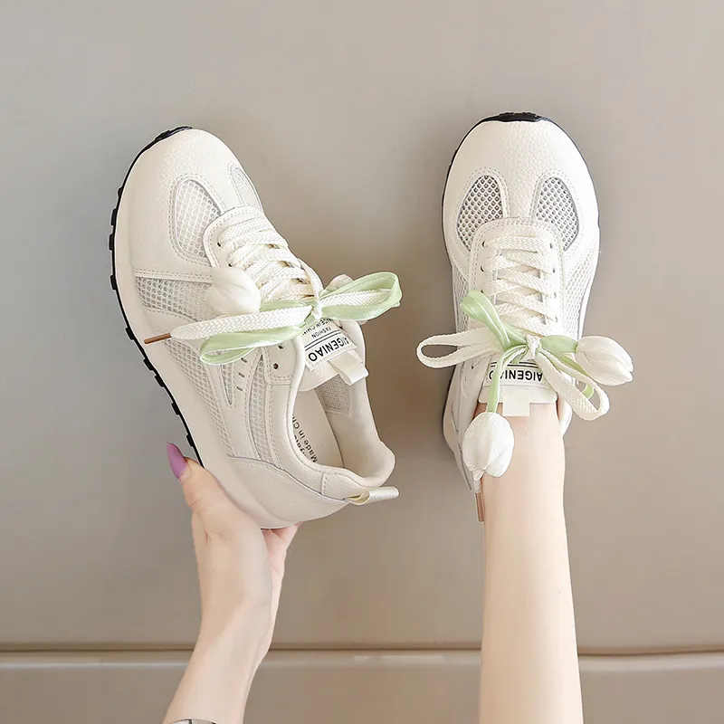 SUPEREDGE Anti Slip Wear Resistant Low Top Casual Shoes Women's-2