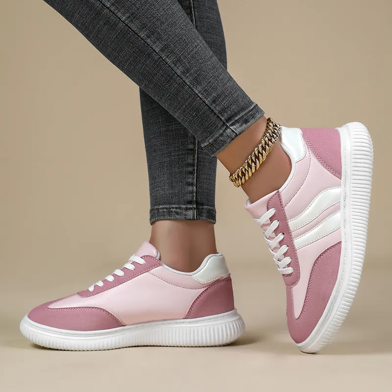 SUPEREDGE Slip Resistant And Breathable Low Top Skateboard Shoes Women's-11