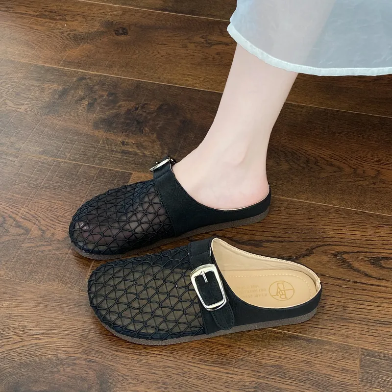 SUPEREDGE Odor Resistant Slip Resistant Closed Toe Slippers Women's-10