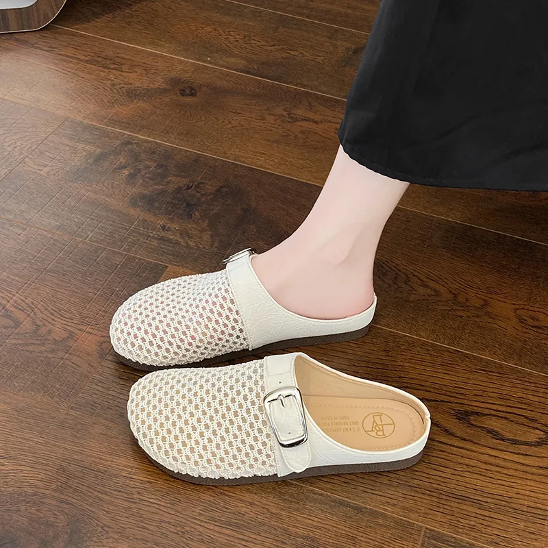 SUPEREDGE Odor Resistant Slip Resistant Closed Toe Slippers Women's-7