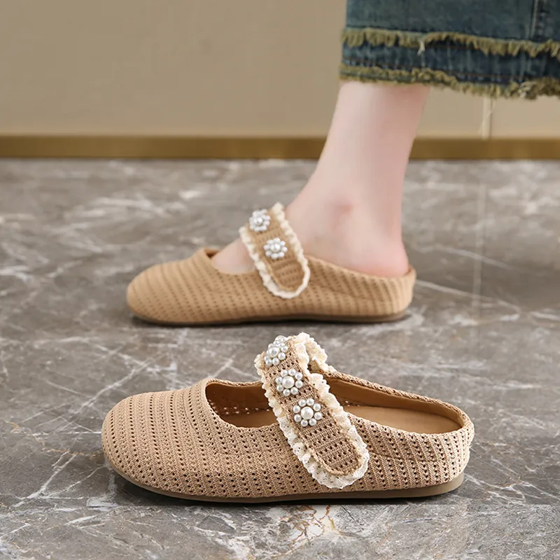 SUPEREDGE Odor Resistant Slip Resistant Closed Toe Slippers Women's-4