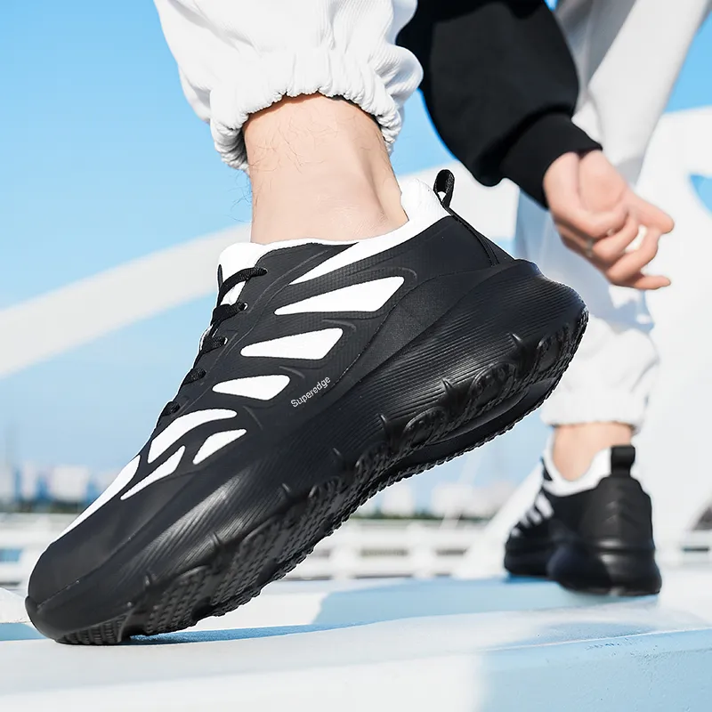 SUPEREDGE Breathable Lightweight Rebound Low Top Casual Shoes Unisex-9