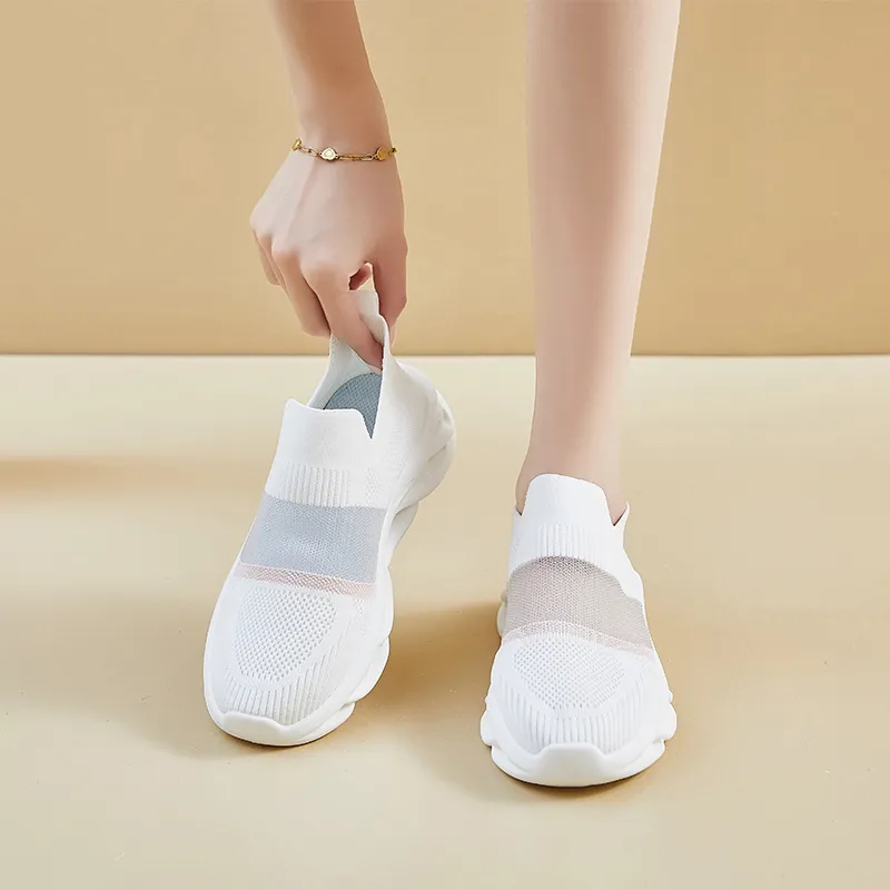 SUPEREDGE Shock Absorbers With Slip Resistant Features Low Top Casual Running Shoes Women's-4