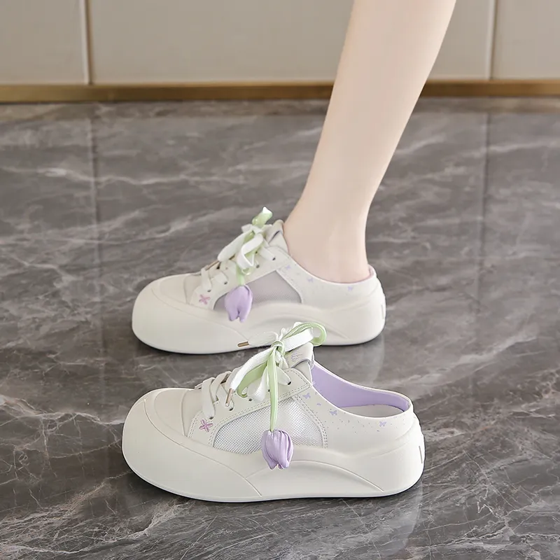 SUPEREDGE Quiet Slip Resistant Closed Toe Slippers Women's-2