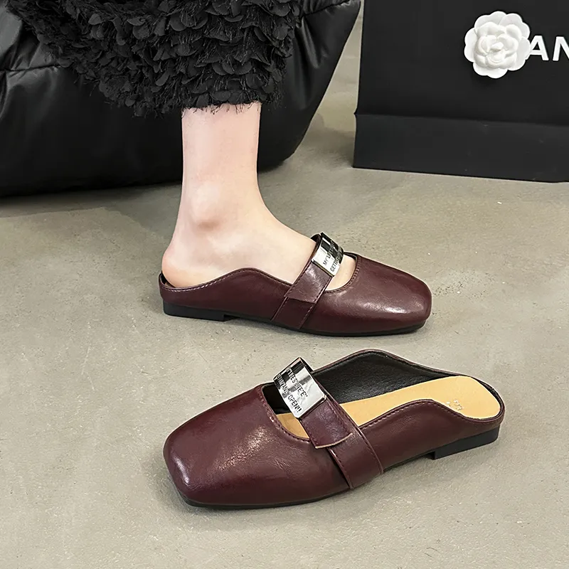 SUPEREDGE Quiet Abrasion Resistant Closed Toe Slippers Women's-6