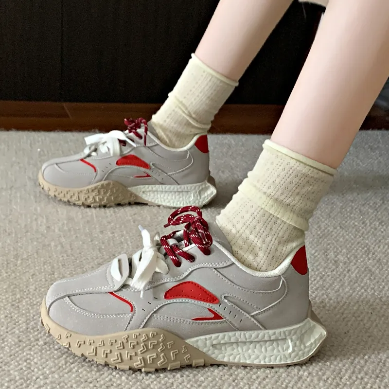 SUPEREDGE Anti Slip Wear Resistant Low Top Casual Shoes Women's-8