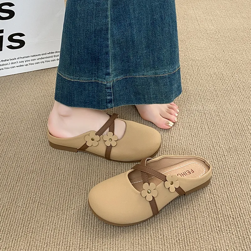 SUPEREDGE Quiet Abrasion Resistant Closed Toe Slippers Women's-1