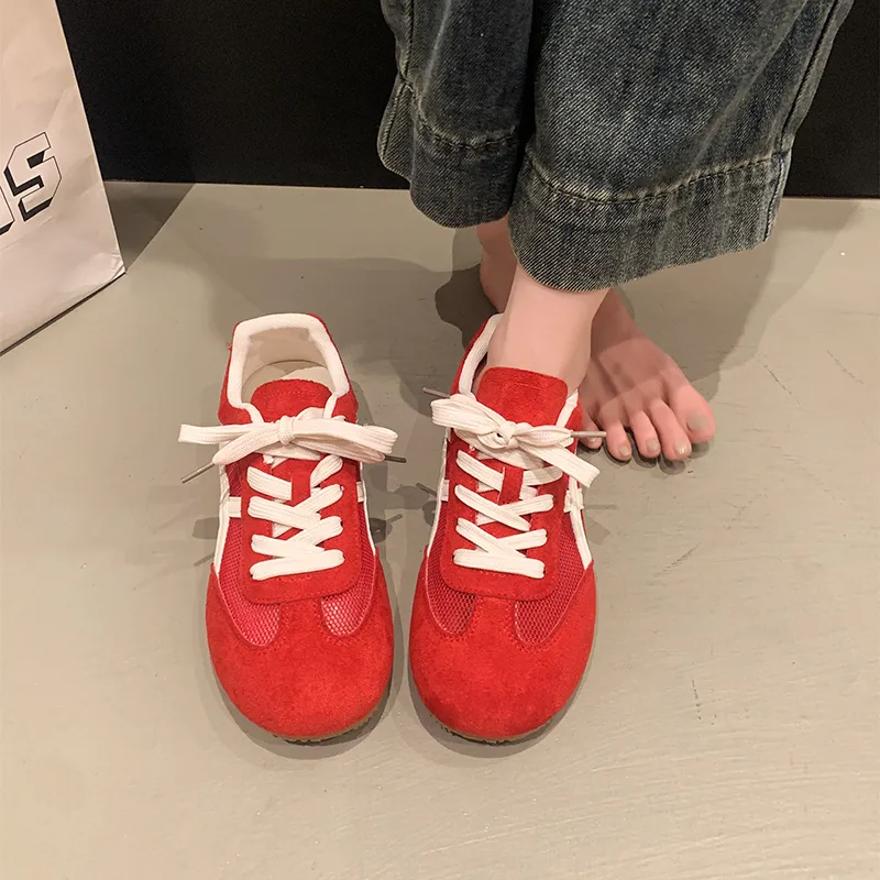 SUPEREDGE Breathable Lightweight Rebound Low Top Casual Shoes Women's-17
