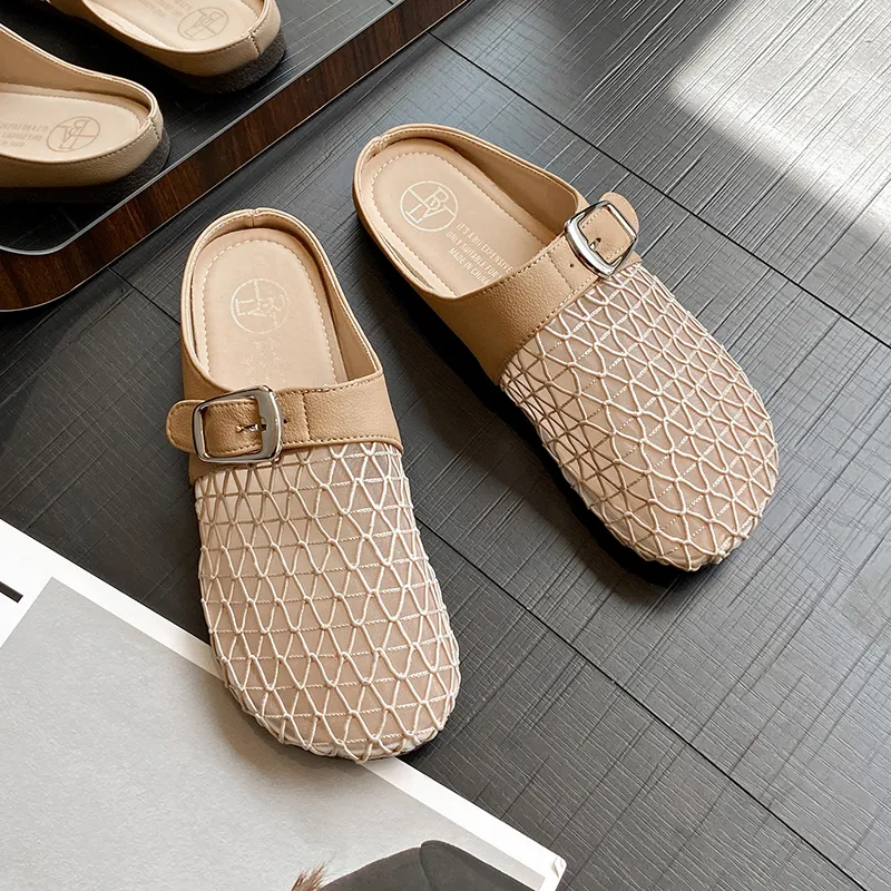SUPEREDGE Odor Resistant Slip Resistant Closed Toe Slippers Women's-6