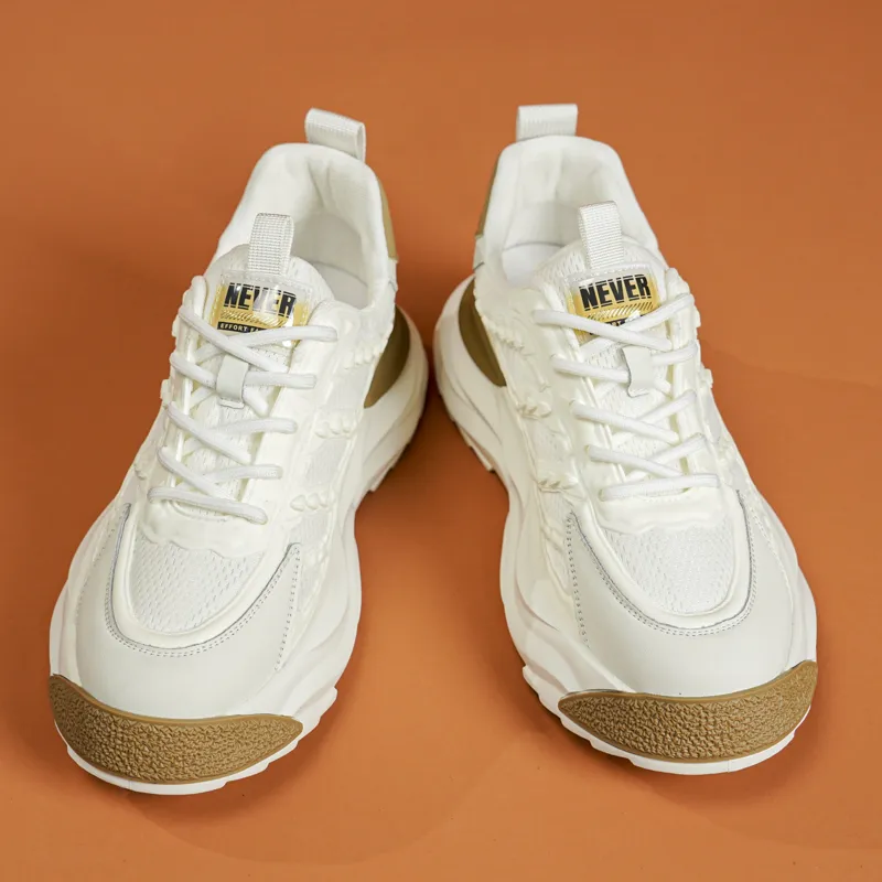 SUPEREDGE Slip Resistant And Abrasion Resistant Coverage Low Top Chunky Sneakers Men's-6