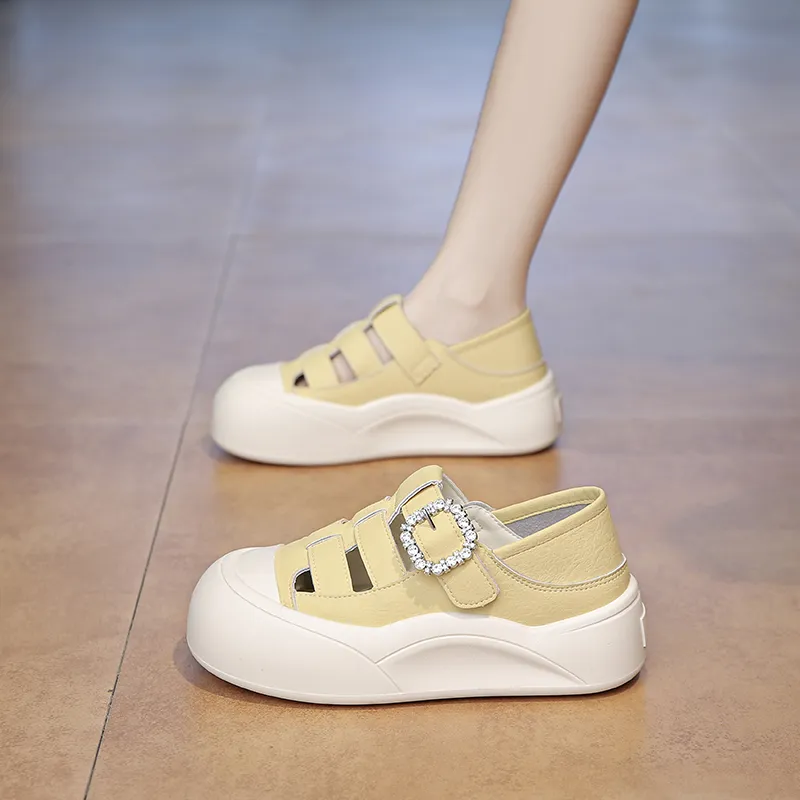SUPEREDGE Anti Slip Wear Resistant Low Top Casual Shoes Women's-6