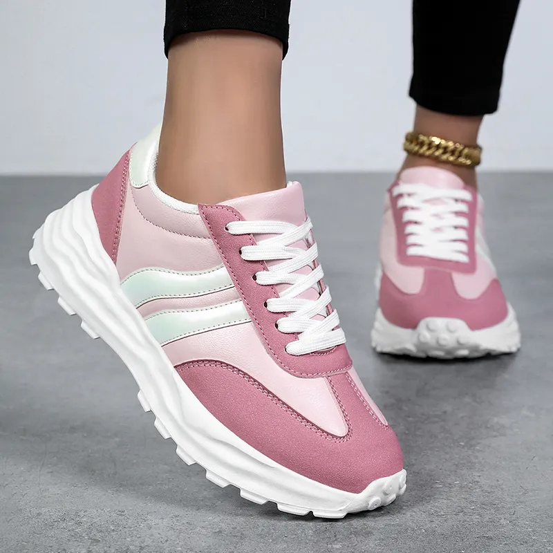 SUPEREDGE Breathable And Wear resistant Low Top Casual Shoes Women's-17