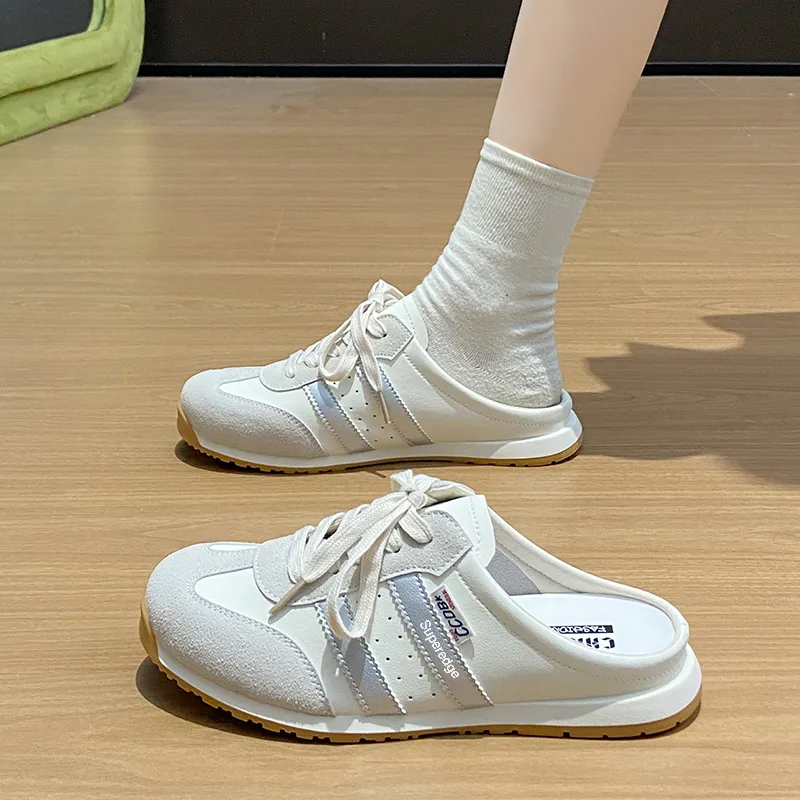 SUPEREDGE Quiet Abrasion Resistant Closed Toe Slippers Women's-5