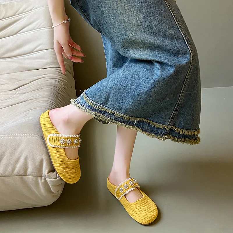 SUPEREDGE Odor Resistant Slip Resistant Closed Toe Slippers Women's-13