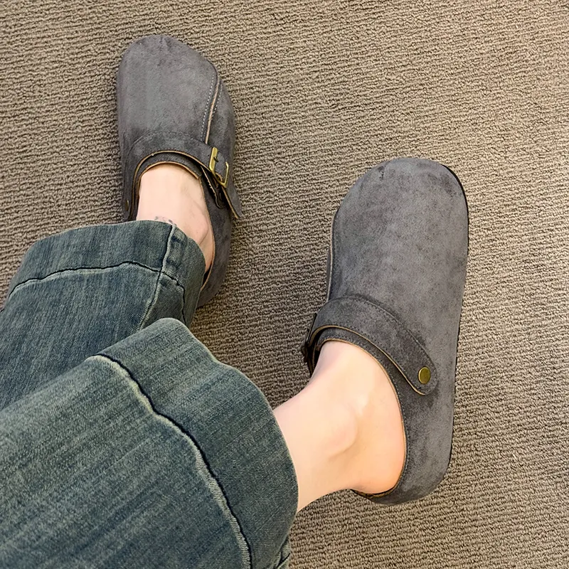 SUPEREDGE Quiet Abrasion Resistant Closed Toe Slippers Women's-3